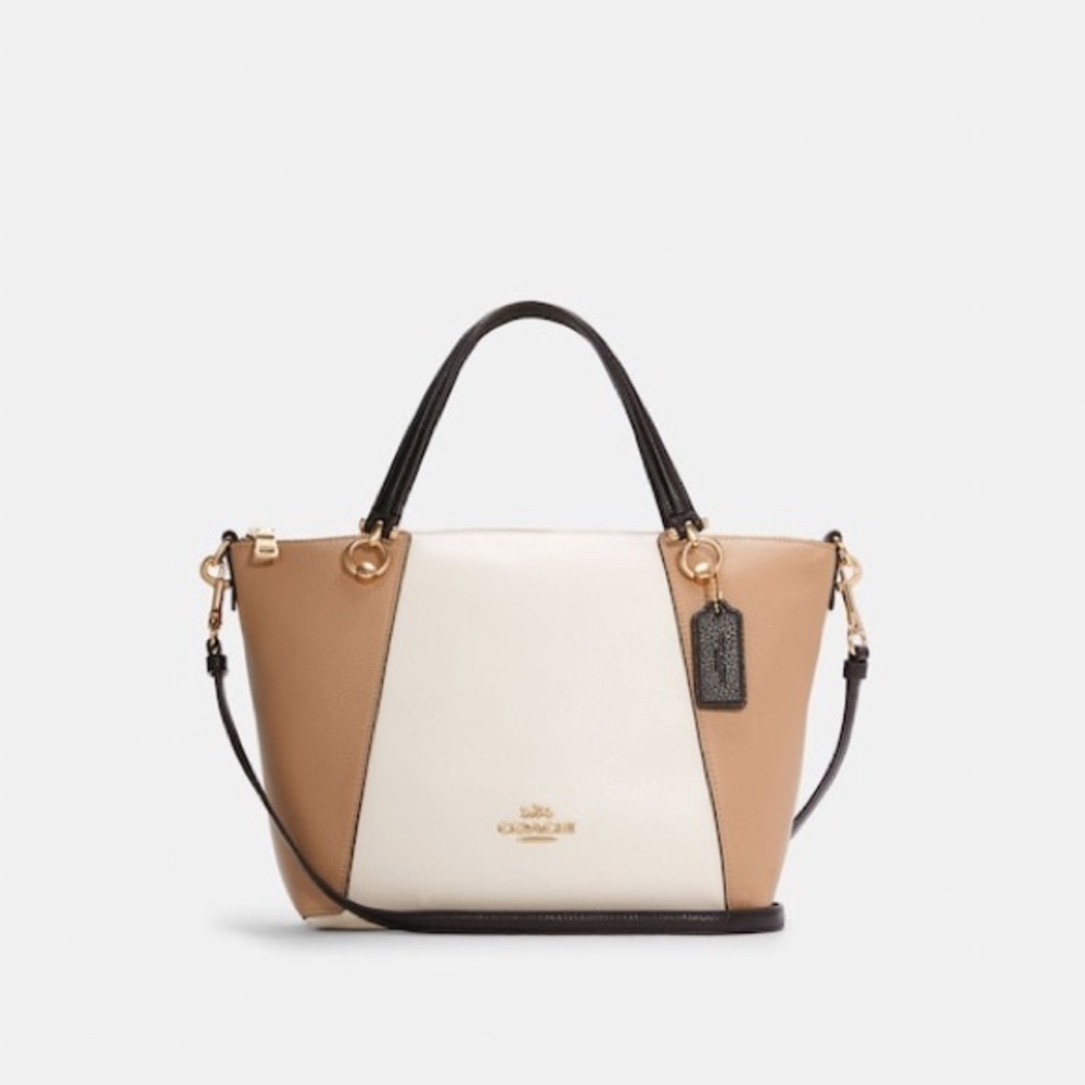Coach Kacey Satchel in Colorblock NWOT